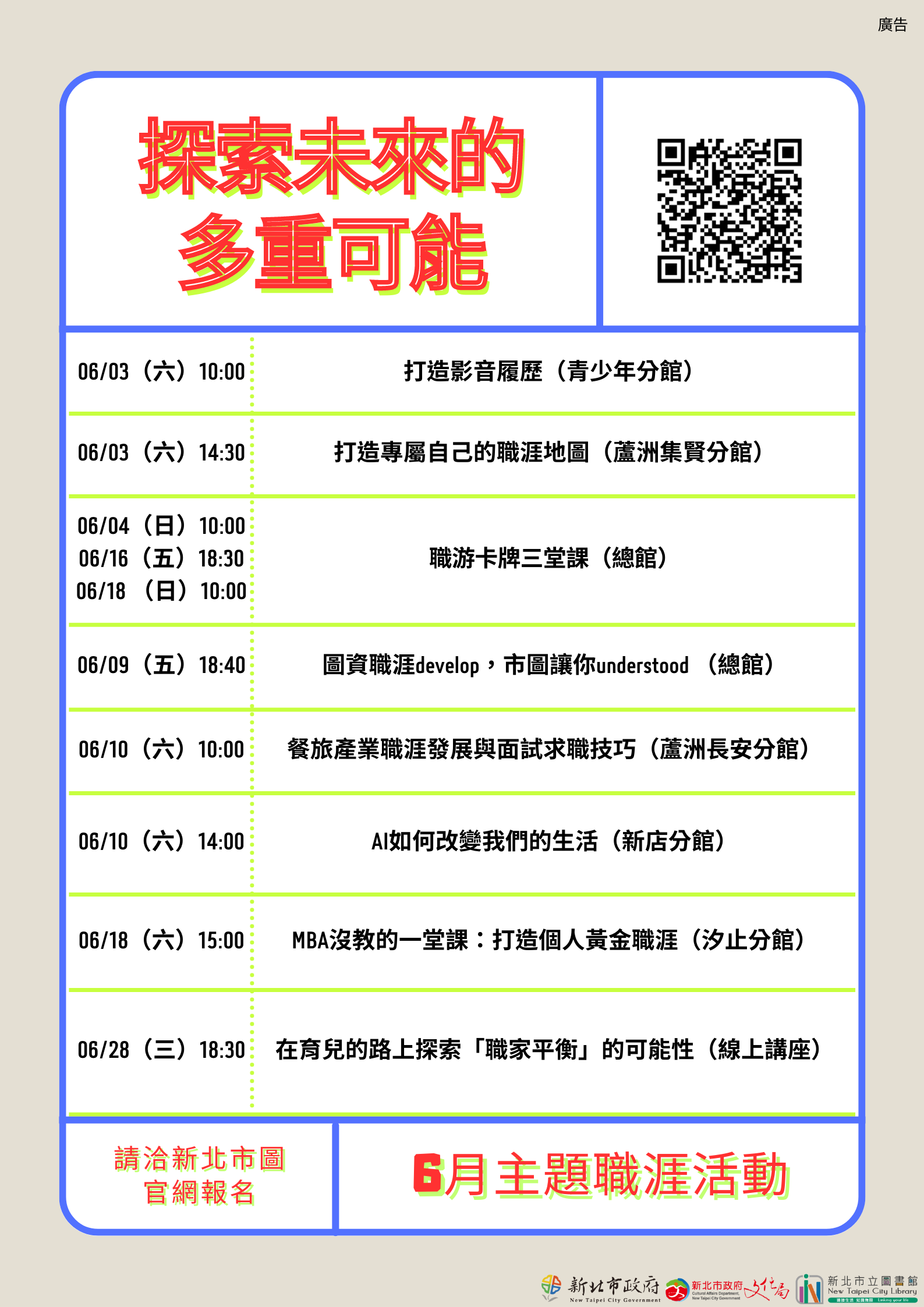 「探索未來的多重可能」