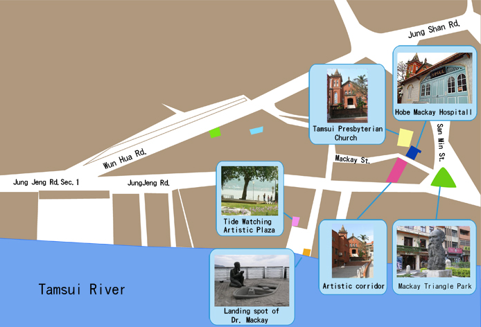 Tamsui map, details please read the pdf.